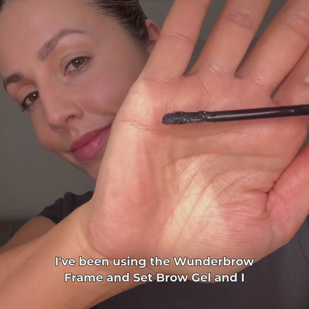 how to apply clear brow gel wunderbrow